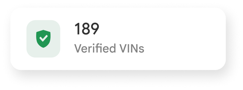 Verify VIN